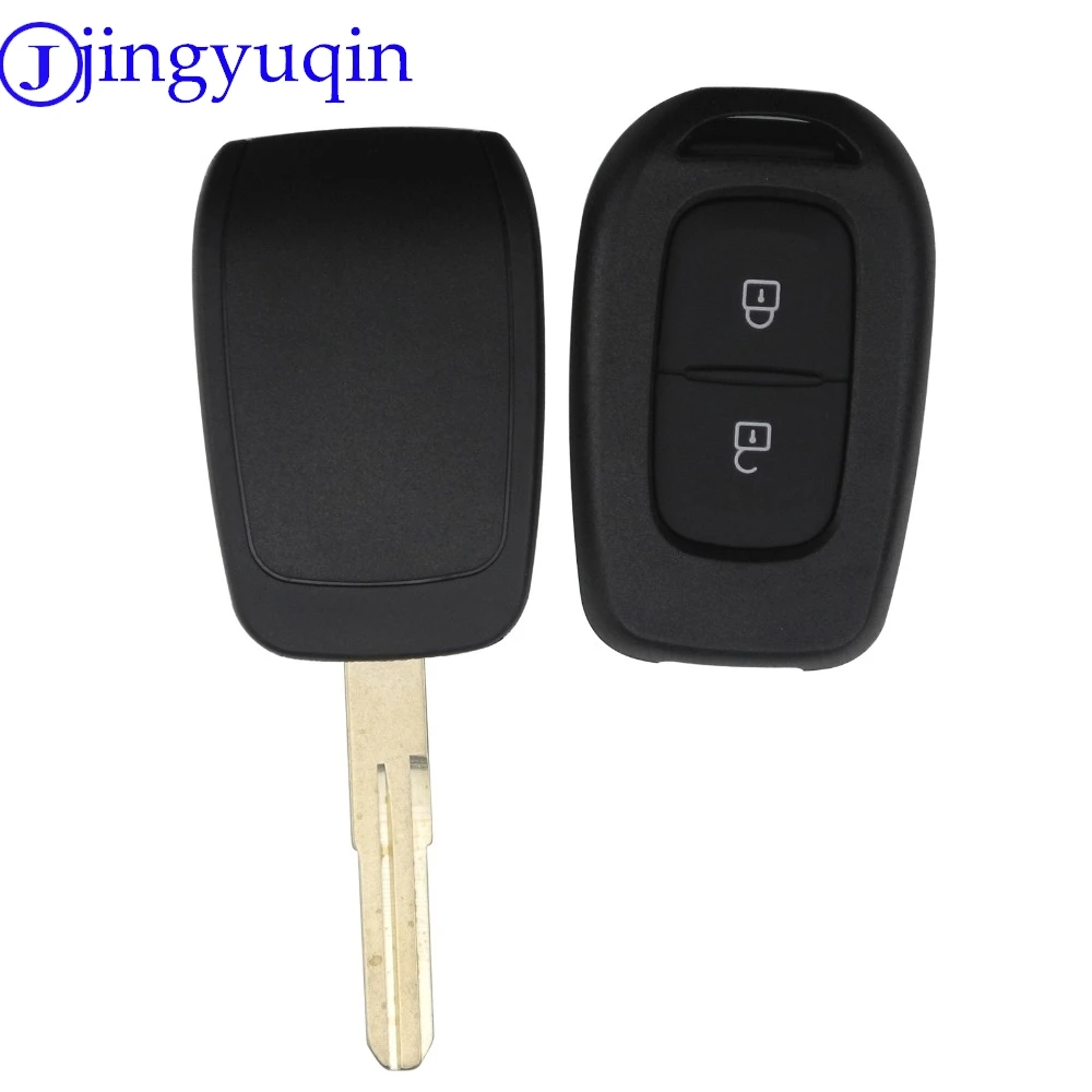 jingyuqin Remote Car Key For Renault Sandero Dacia Logan Lodgy Dokker Duster Trafic Clio4 Master3 VAUXHALL VIVARO Case Cover