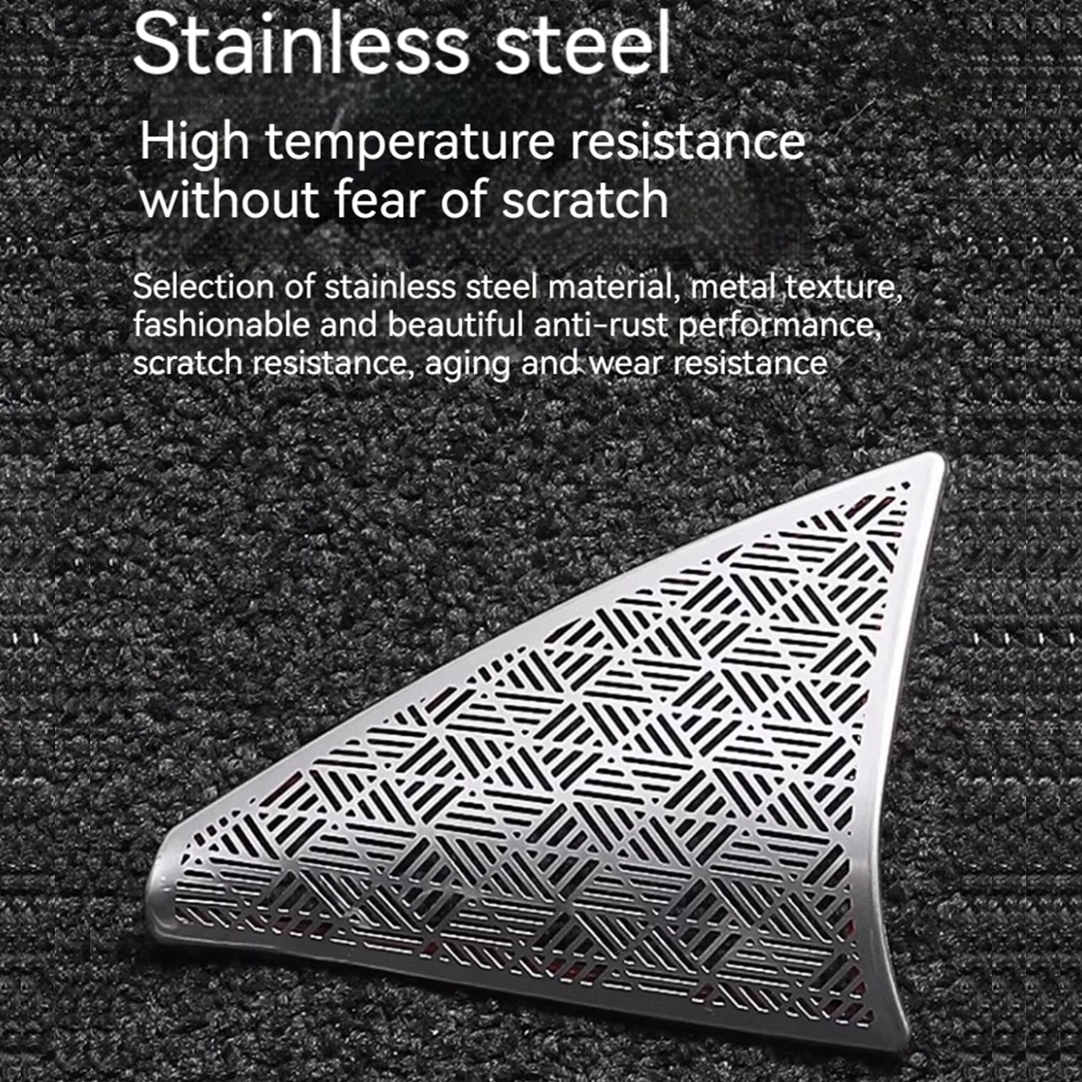 لسيارات BMW 5 Series i5 G60 2024 A-عمود منفذ الهواء غطاء غبار سيارة A-عمود الباب الأمامي عالية المدى القرن مكبر الصوت غطاء ملصق