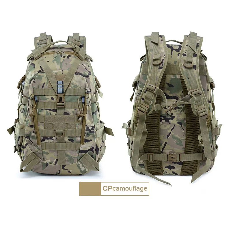 Imagem -04 - Mochila Multifuncional Masculina para Caminhadas e Acampamento Bolsa Tática Esportiva Montanhismo ao ar Livre Camuflagem Brigada Cicling900d