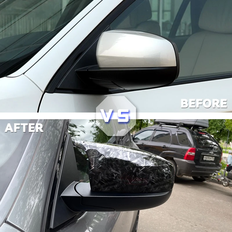 Car Side Wing Mirror Cover Rear-View Caps Black high quality types For BMW x5 E70 x6 E71 2008 2009 2010 2011 2012 2013 view 2