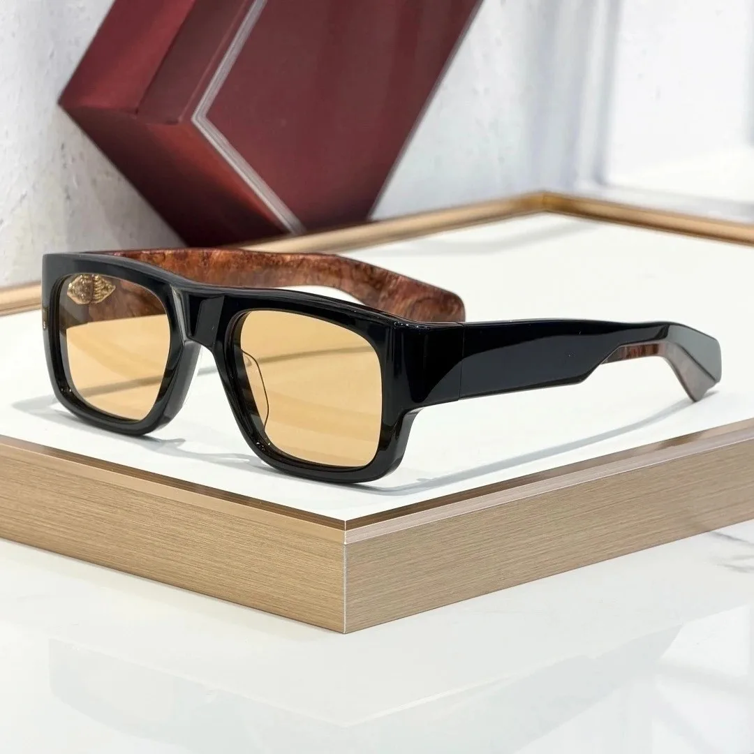 

Солнцезащитные очки DONAT 2026: Новые прямоугольные, с толстой ацетатной оправой, защита UV400, ручная работа, винтажный классический дизайн, унисекс, с футляром