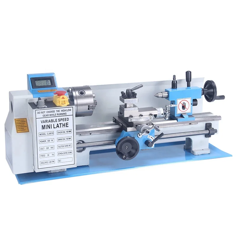 

Tongchen 750W 350 Mini Manual Metal Lathe Machine For Home Use Price DIY