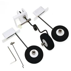 1Set SU27 Assembly KT Board Landing Gear DIY Steering Wheel  Gears Undercarriage For FPV RC Fixed Wing Airplane Quadcopte