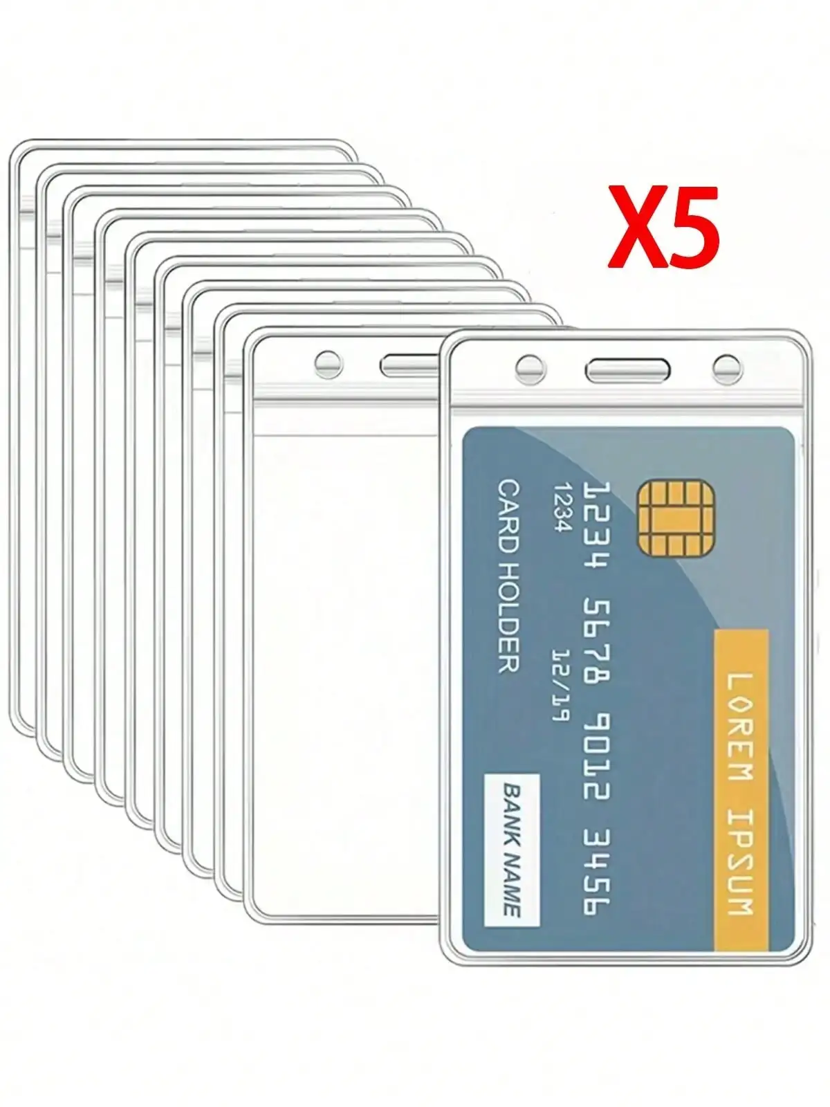 

Transparent Plastic Protective Card Holder, Suitable For Bus Card, Bank Card, Universal Card Slot, Card Case, Card Wallet, Business Card Holder, Credit Card Holder, ID Card Holder, Unisex Card Holder, Office Worker, Holiday, Anniversary, Birthday Gift