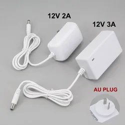 Australia white LED Driver AC DC 12V 2A 3A 2000ma AU NZ Power Supply Adapter Lighting Transformers Charger For LED Strip 5.5mm