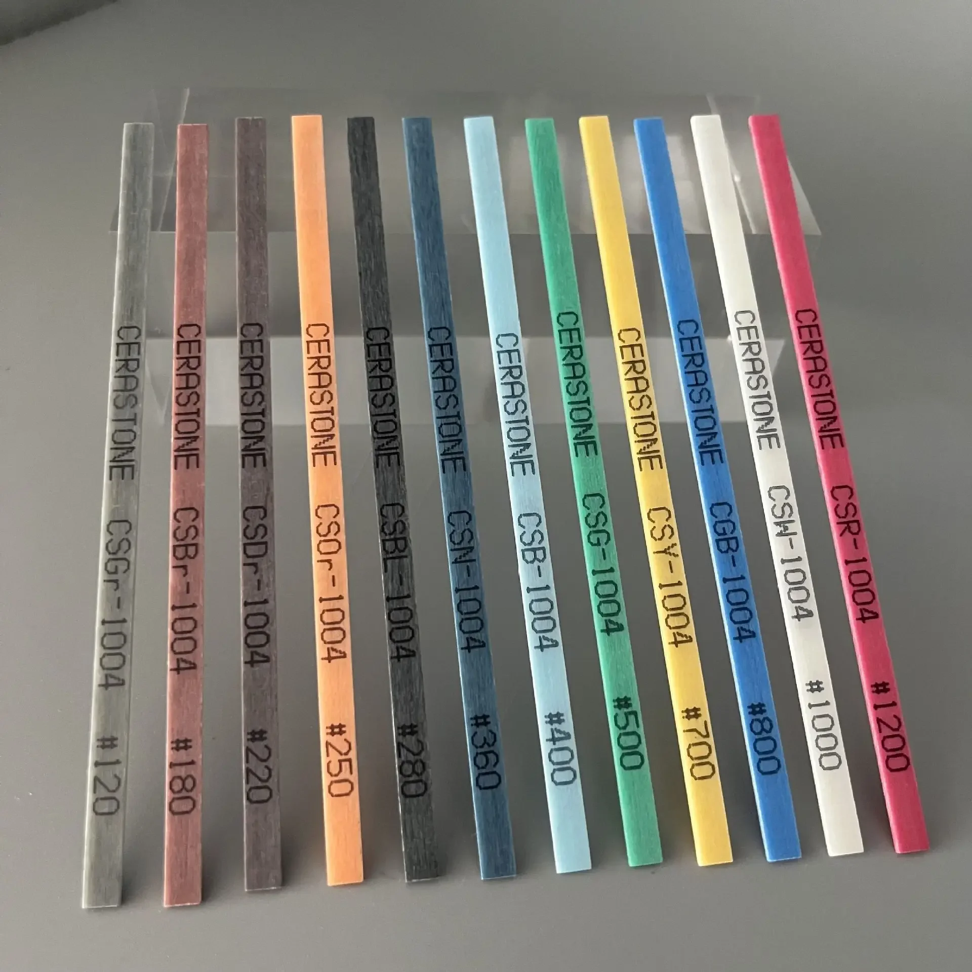 5 sztuk japonia CERASTONE Fiber stone 1004/1006/1010/D3 formy dokładnie wypolerowany kamień włókno ceramiczne kamienie Grit120 # ~ 1200 # superthin kamień