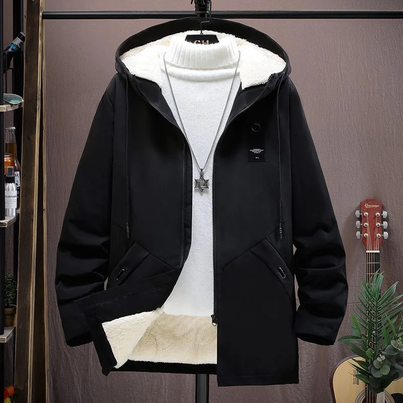 2023 Autumn and Winter New Fashion Trend Thickened Warm Jacket Men\'s Casual Loose Comfortable High Quality Plus-Size Coat M-4XL