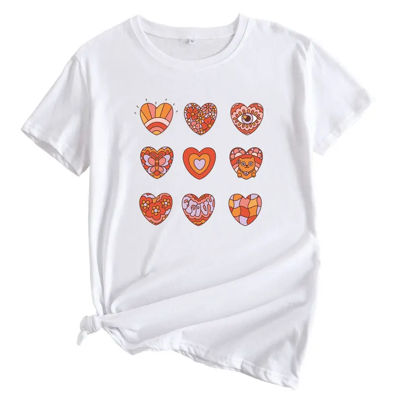 

Breathable Cotton T-irt Women's Summer ort Sve Knitted Thi Pure Cotton Fem Tops Faionable Casual T-irt