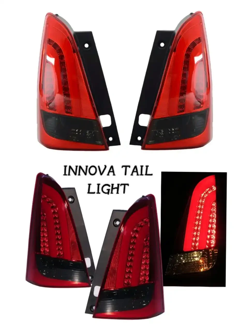 

Factory Hot Selling Factory Wholesale Tail Light Car Part Bear Rear Lamp For Innova 2012-2015 LED Taillight