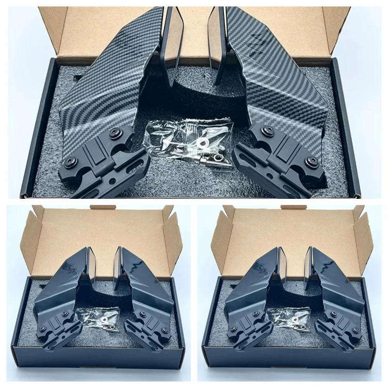 

Suitable for Kawasaki motorcycle ZX-10R ZX6R NINJA 650 400 modified rearview mirror, wind wing, adjustable rotating mirror