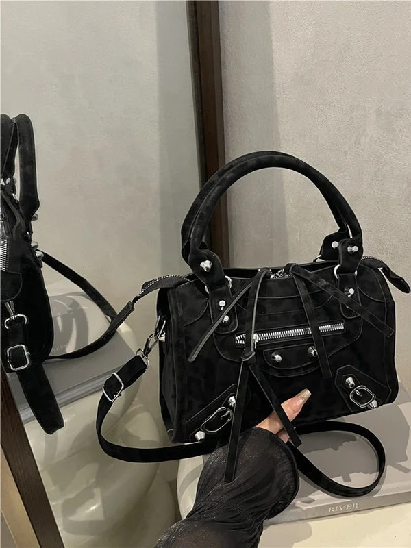 Modern Neutral Style Large Capacity Shoulder Handbag Simple Commuter Crossbody Bag for Daily Use Winter New Arrival