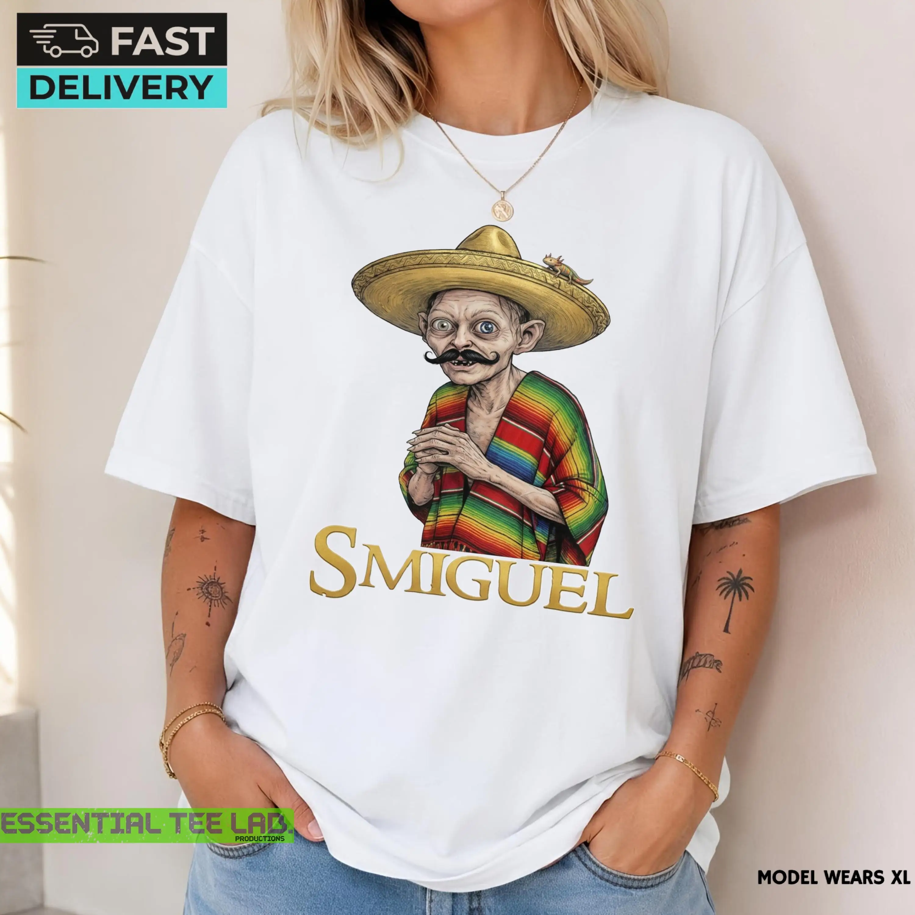 Smiguel Mexican Sombrero Funny Mexican Culture Parody Shirt, Epic Fantasy Humor, Middle Earth Fan Gift, Funny Exchange Shirt