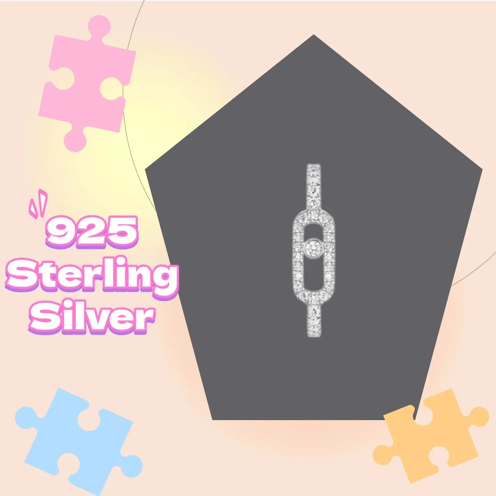 

Women's Earrings Official Website Single Geometric Diamond Earrings S925 Sterling Silver Unique Jewelry Gift