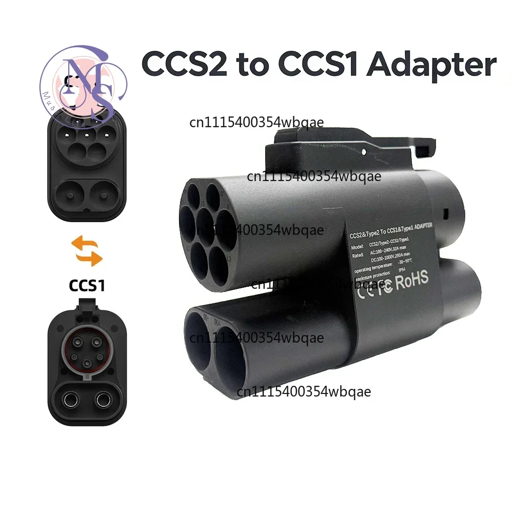 ZOCI-FOR-250KW 1000V CCS2 To CCS2 EV Charging Adapter DC AC Fast Charging 250A 500A