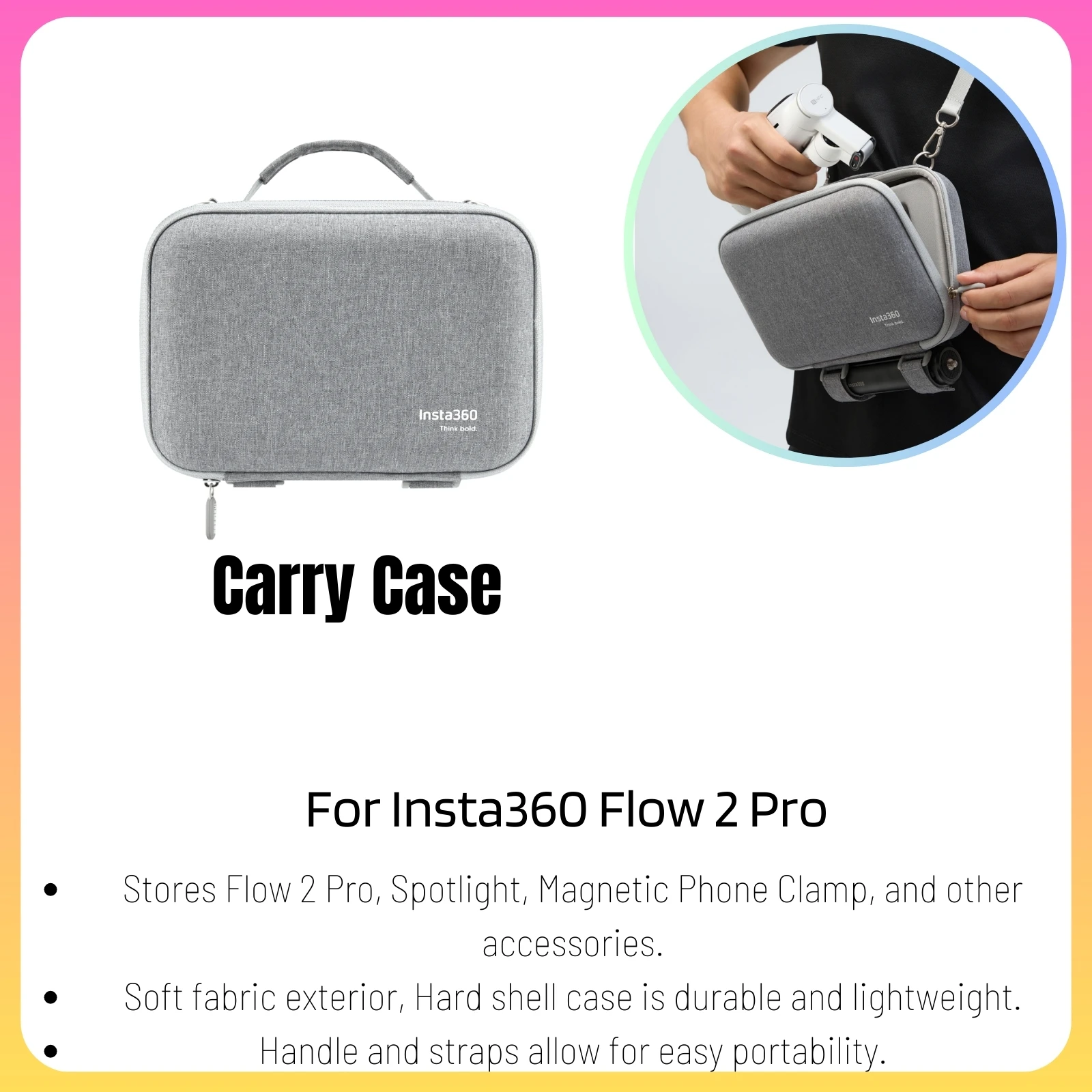 Insta360 Flow 2 Pro アクセサリー セット 磁気クランプ AIトラッカー