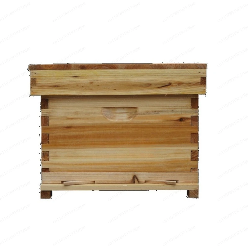 Beehive Full Set, Ten Frames Standard Beehive, Beekeeping Tools, Soil Beehive, Boiled bEehive Wax Fir