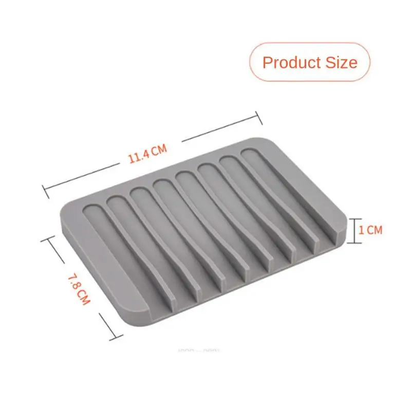 Soap Tray Easy To Clean Multipurpose Non-slip Bottom Drain And Dry Quickly Feel Comfortable Bathroom Supplies Bathroom Tray