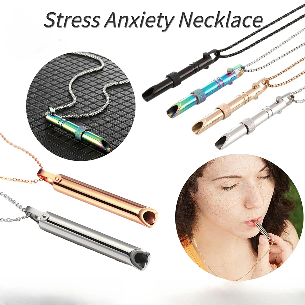 Breathable necklace with filter cotton, smoking cessation meditation pendant LK-AA569