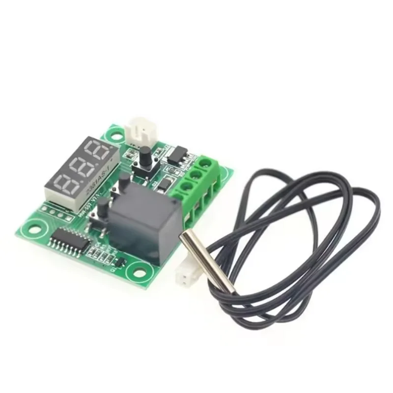W1209 DC 12V Heat Cool Digital Thermostat Temperature Controller Miniature Thermostat Temperature Control Switch Panel XH-W1209