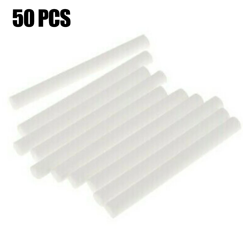 50 Pack Humidifier Cotton Filter Refills for Car Diffuser Replacement Sponge Wicks for Enhanced Water Absorption