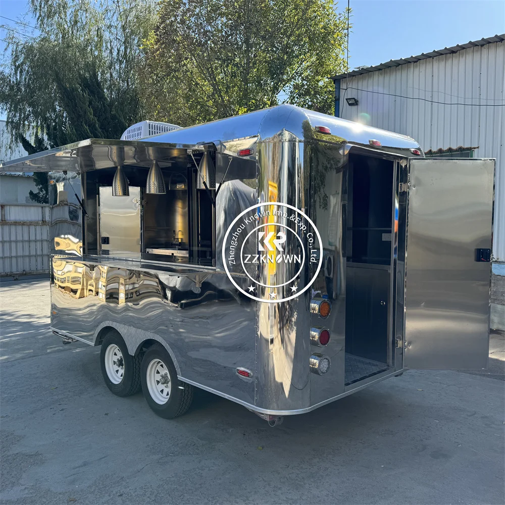 

Commercial Juice Beverage Truck Street Catering Outdoor Festival Event Food Trailer Mobile Street BBQ Food Truck For Sale