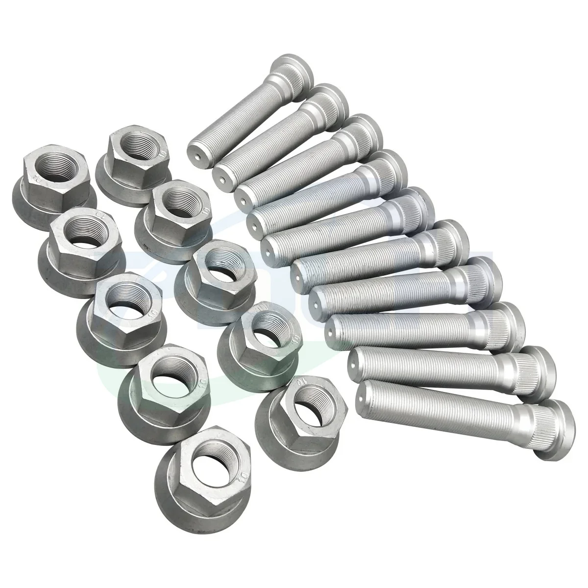 Truck Parts Suitable for VOE 20551045 + 20524942 Wheel Stud and Nut 10 Pcs In One Box