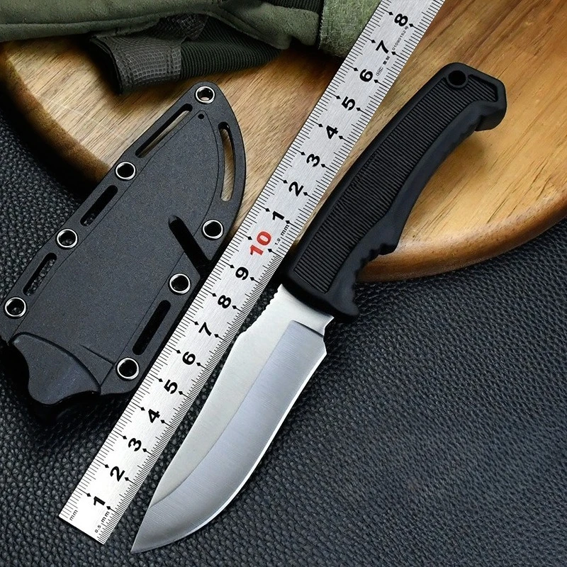 

FK1001 Прямой нож в оболочке, лезвие 7Cr13Mov, нейлоновая ручка из волокна, портативное альпинистское идеальное оборудование для любителей активного отдыха