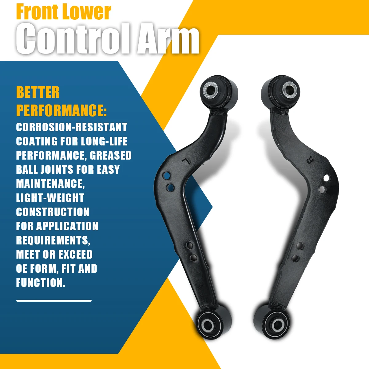 Svenubee Pair of Rear Upper Control Arm Left & Right Set for TOYOTA RAV4 Lexus NX300 2006 2007 2008 2009 2010 2011 2012 - 2019