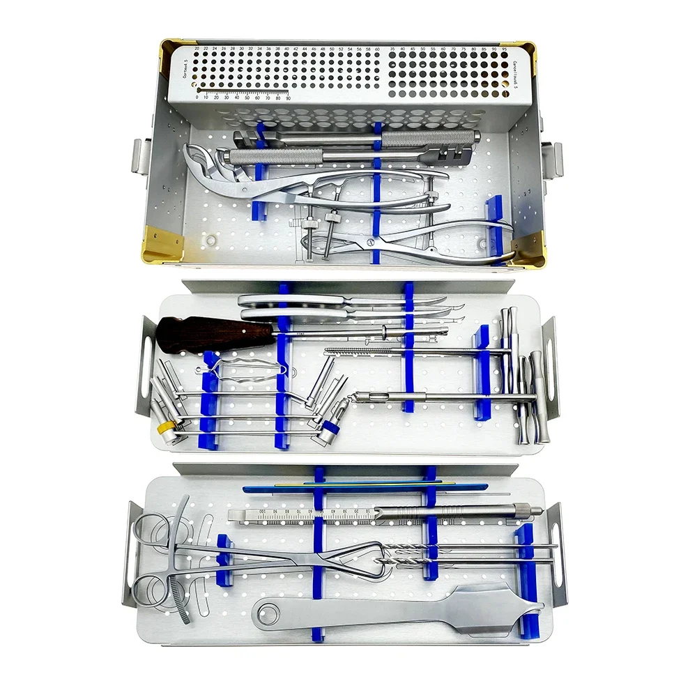 Orthopedic Lower Limb Large Fragment Instruments Kit Pet Surgical Instruments Set Orthopedic Instrument