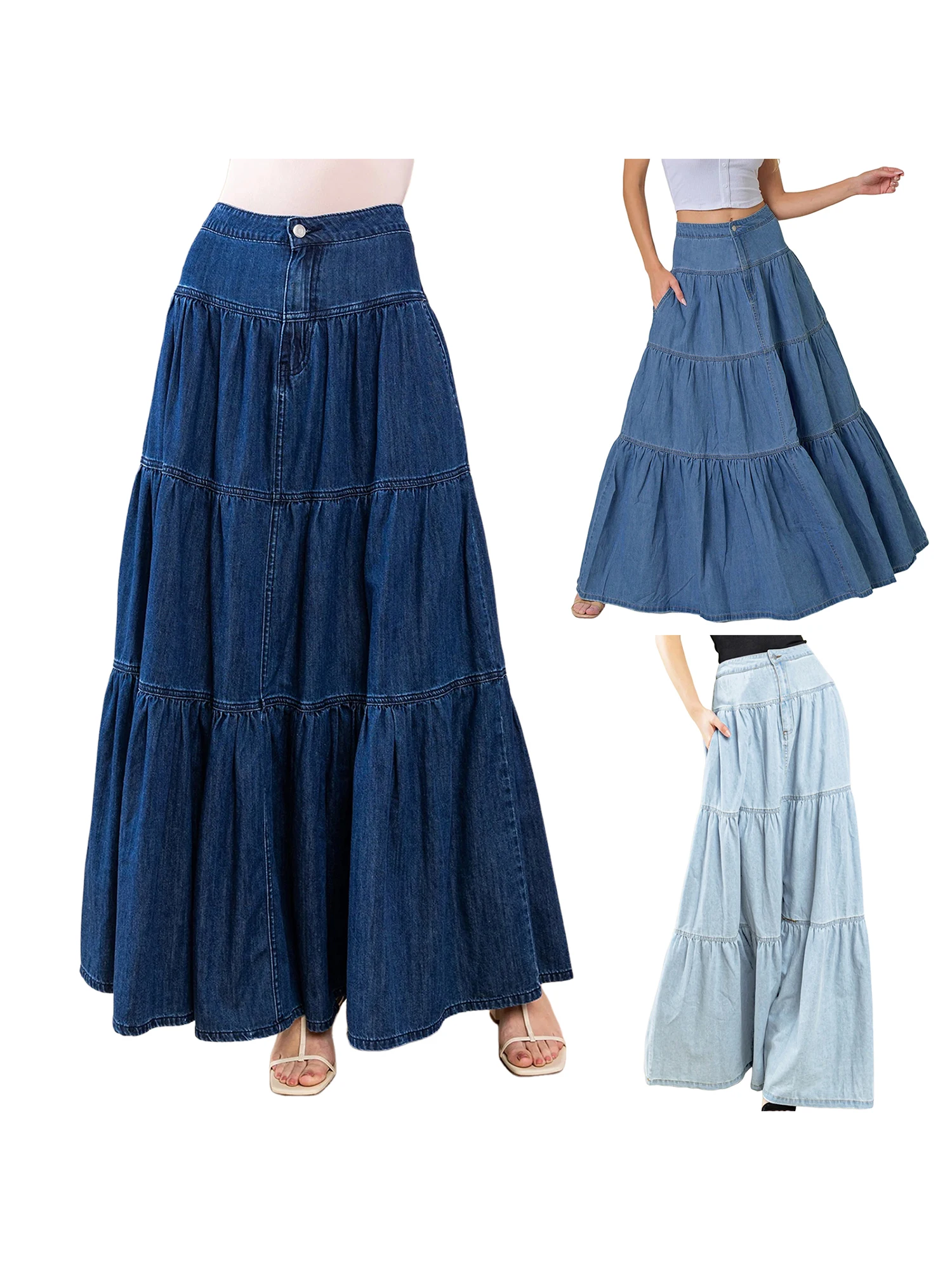 

Элегантная женская черная макси-юбка с боковым разрезом и эластичным поясом, повседневная длинная юбка с высокой талией на осень-зиму