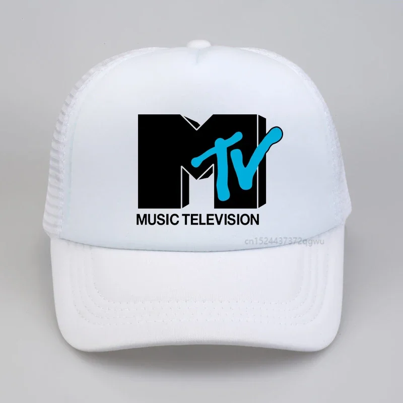 Mtv Music Television baseball hat Unisex Cool Outdoor Caps Retro Rock Hip Hop Tv Heather mesh caps gorras