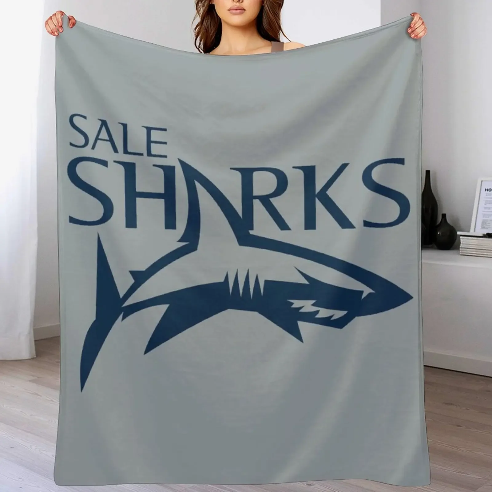 The Sale Sharks Throw Blanket All Season Soft Lightweight Blanket for Home