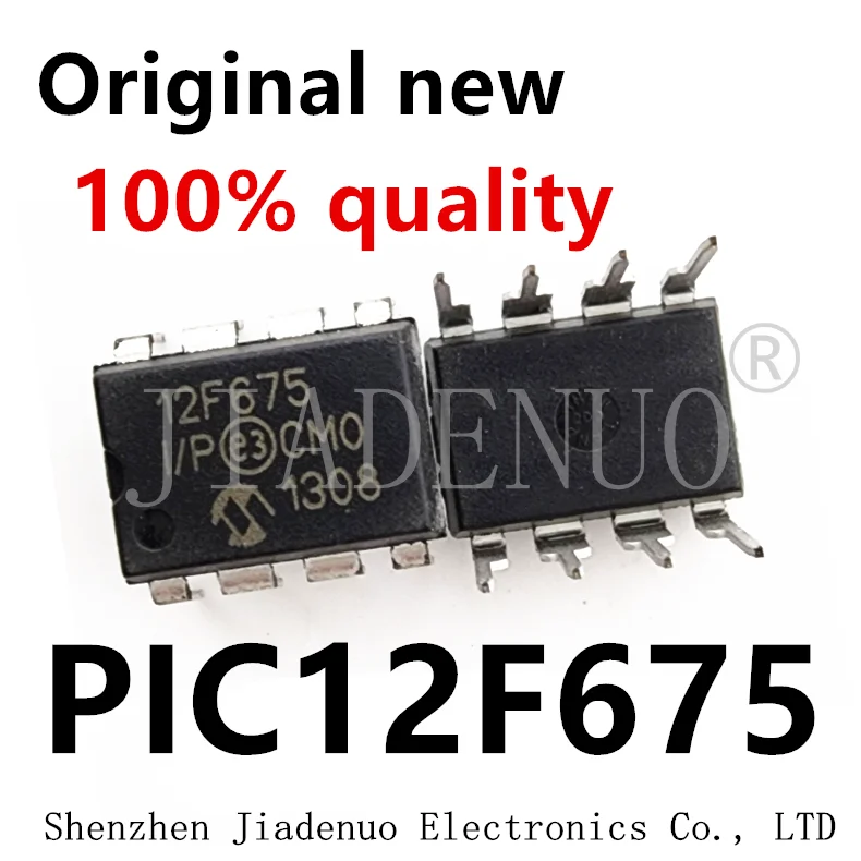 (5-10pcs)100% New original 12F675 PIC12F675 PIC12F675-I/P DIP-8 IC Chipset