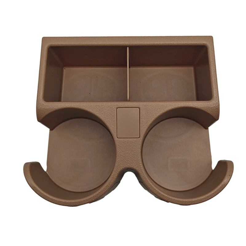 Super Sale Car Front Armrest Water Cup Holder FYE727068 FYE727069 for Nissan Patrol Y61 1997-2016 Drink Holder Brown