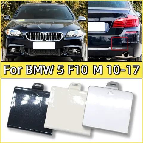 자동차 리어 범퍼 견인 후크 커버 캡, BMW 5 시리즈 2010-2017 F10 F11 LCI M-SPORT #51128048592 M5 518d 520d 528iX 535dX 용