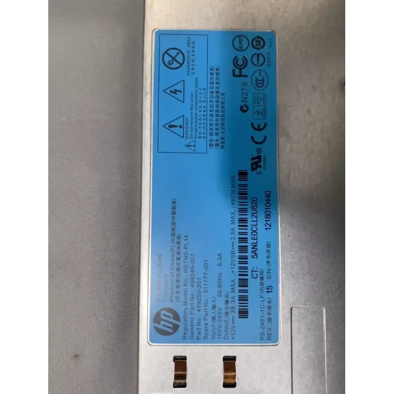 for HP 460W Power Supply 750W PSU Original Server Disassembly High Quality Spot Stock Compatible Replacement Unit