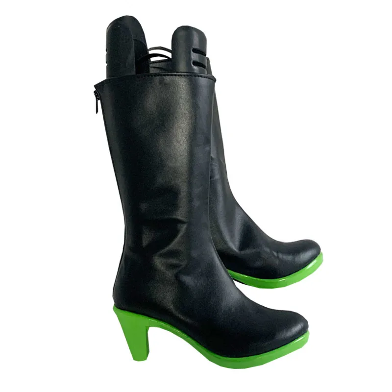 Twisted-Wonderland Lilia Vanrouge Cosplay zapatos mujeres hombres Lilia Cos negro Anime moda Cosplay botas
