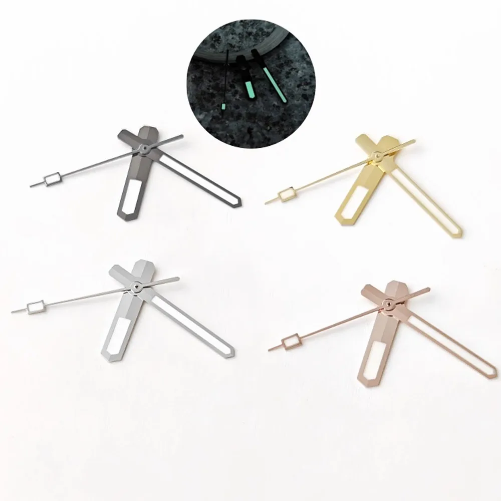 

Watch Hands, C3 Green Luminous NH35 Hands, for NH34 NH35 NH36 4R35 4R36 Movement 3Pins Needles Replacement Watch Pointers