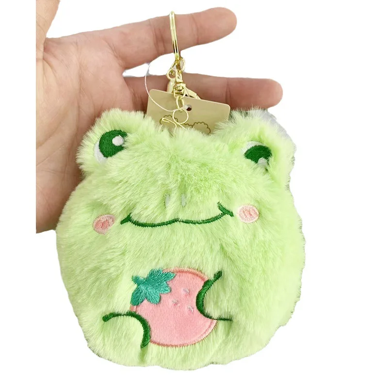 13 سنتيمتر 35 قطعة لطيف أفخم دمية محفظة نسائية للعملات المعدنية سلسلة مفاتيح من الكرتون طالب محفظة حقيبة مدرسية سحر بالجملة