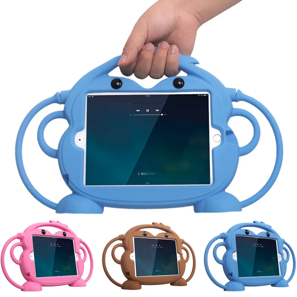 

Kids Silicone Monkey Case For iPad 10.2 7th 9.7 2017 2018 Shockproof Tablet Cover For iPad Air 3 Pro 10.5 inch Air 4 5 Mini 6