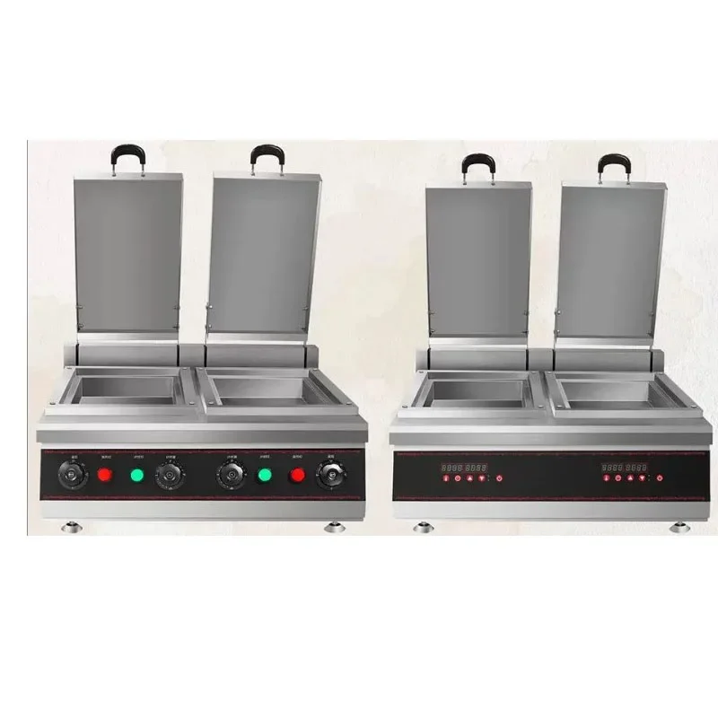 Single Tank Commercial Stainless Steel Deep Fryer Mechanical & Digital Dual Version Electric Frying Machine - view 6