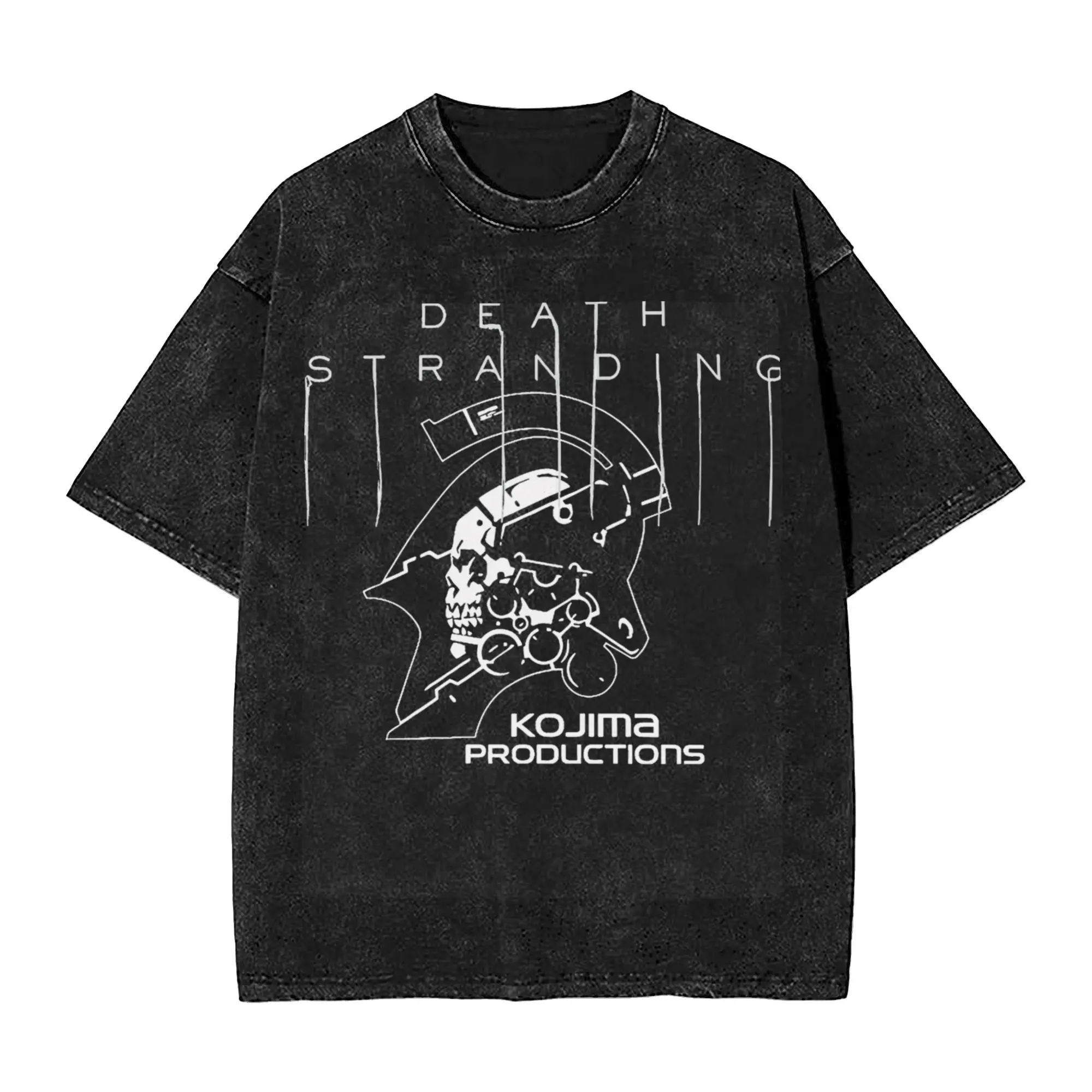 Death Stranding Kojima game  T Shirt Vintage Style For Men Women Cotton Tee Shirts Clothes