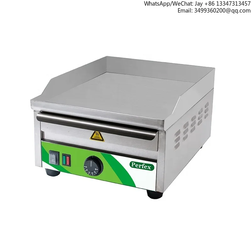 

2026Multi Function Stainless Steel Flat Top Non-stick Plate Electric Griddle EG-650 10mm Grill Board Thickness