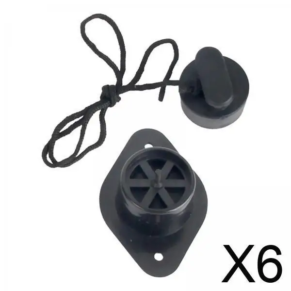 

Boat Drain Valve Durable PVC Black Replacement Accessory for Inflatable Boat Kayak Rowing