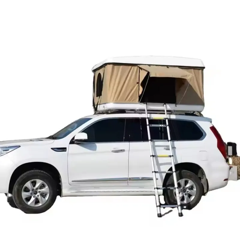Hard shell 4wd off-road waterproof 4-person aluminum hard shell roof off-road vehicle camping tent