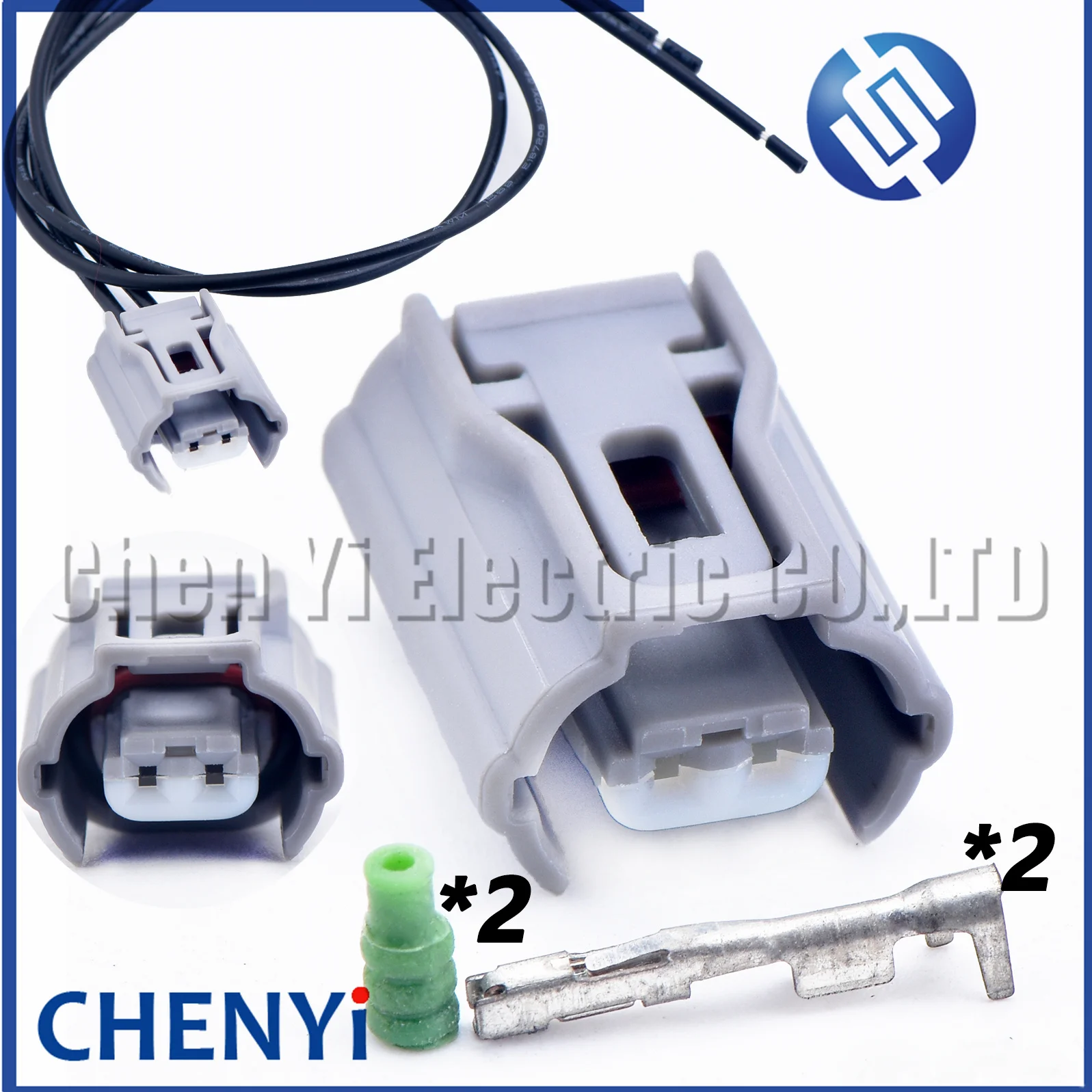 Conector à prova d'água para automóvel, 2 pinos, espelhos laterais, espelho reverso, sinal de seta, plugue para toyota corolla camry levin tacoma