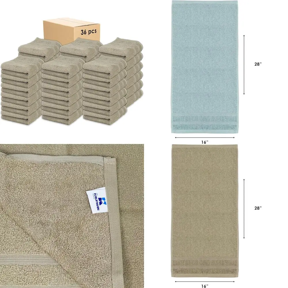 

Роскошный набор хлопковых полотенец для рук — ультрамягкие, очень впитывающие влагу для ванной комнаты, спа, тренажерного зала и полотенец для лица