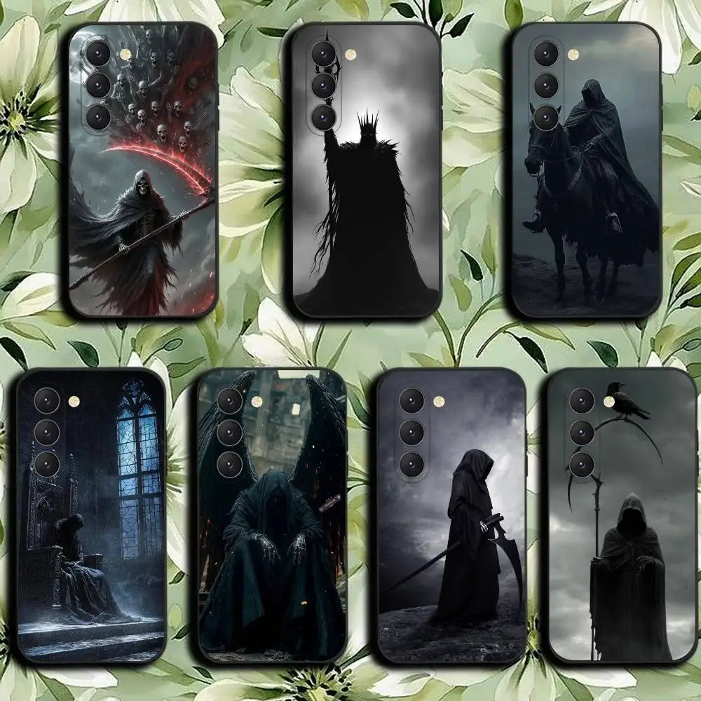 Grim Reaper Skull Skeleton  Phone Case For Samsung Galaxy A52 A42 A32 A22 A12 A02S A72 A73 A51 A41 A31 A21S A71 A40 A30S A20S