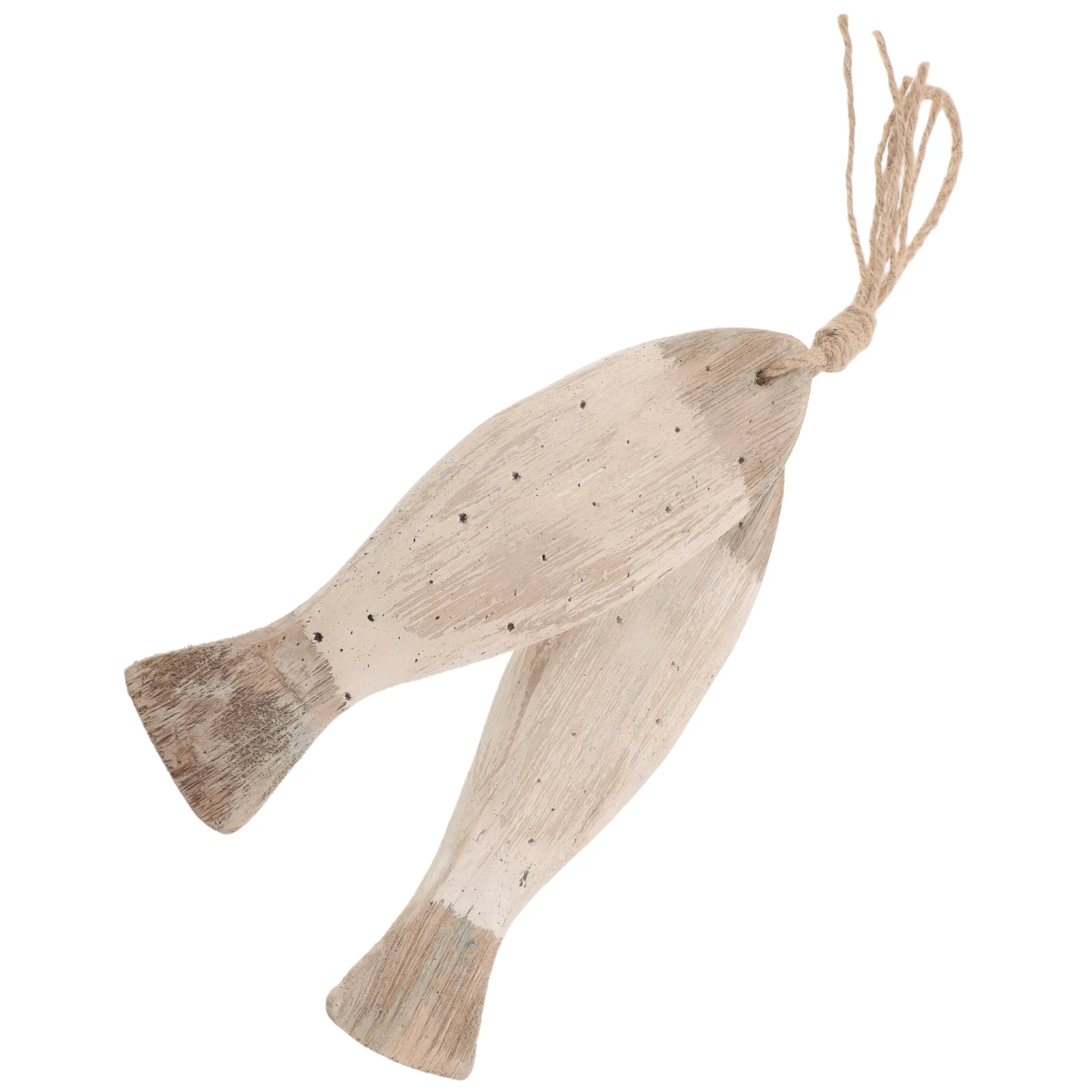 

Mediterranean Style Wall Decoration Marine Animal Beach Hanging Wooden Fish Decorations Nautical Artwork Mural Coastal