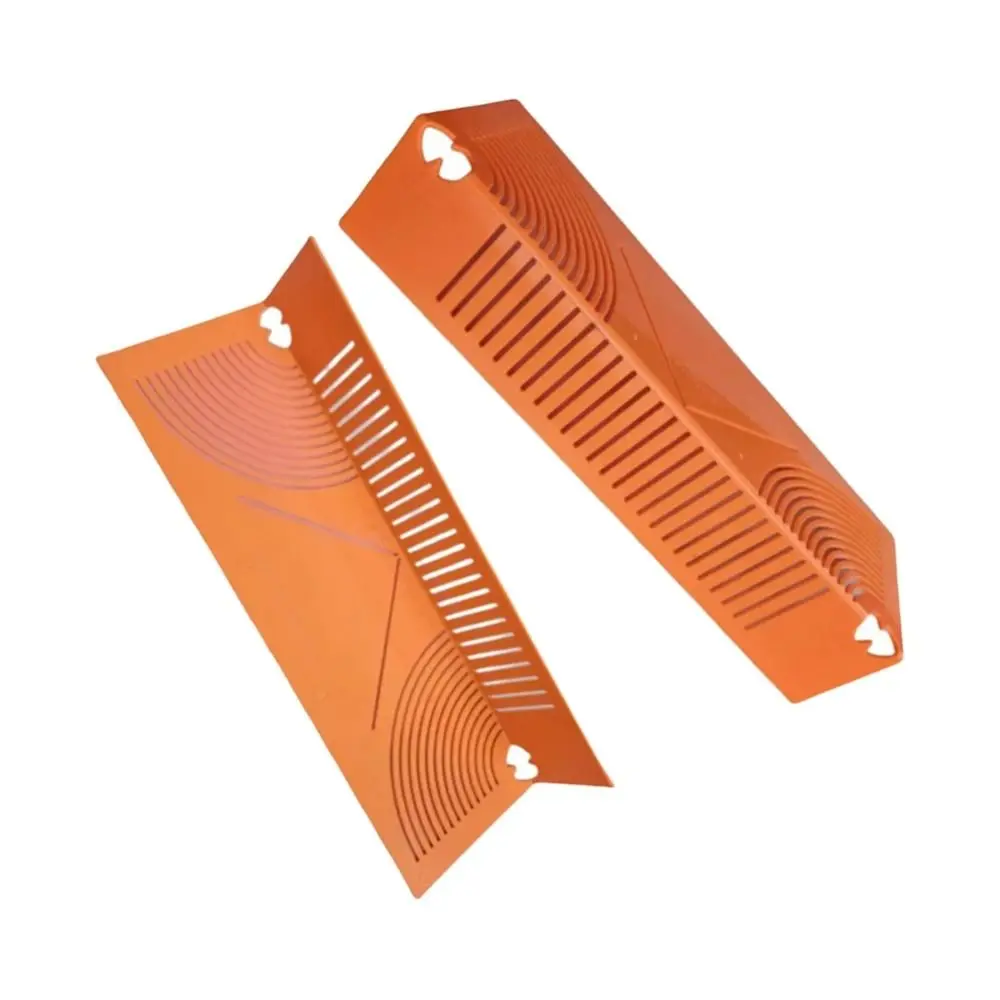 Plastic Square Tube Folding Ruler Metal Marking Smooth Arcs Four-sided Ruler Versatility Precise 90-degree Angles